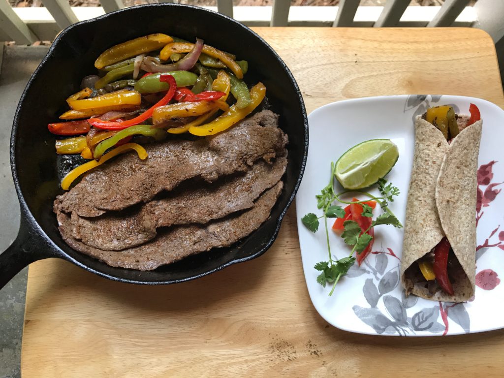 Spur of the Moment Steak Fajitas