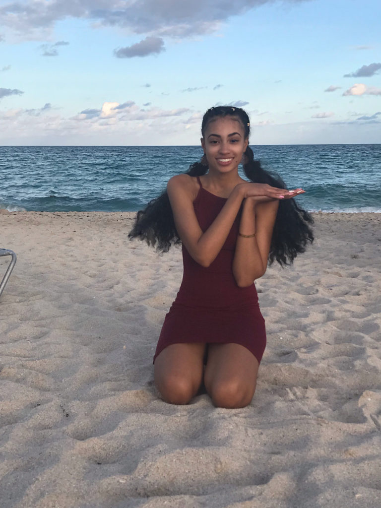 Girl on beach